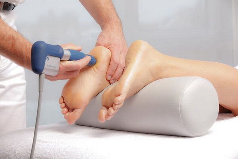 Lökéshullám-terápia végrehajtása